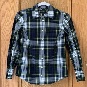 J.Crew • Plaid Perfect Shirt